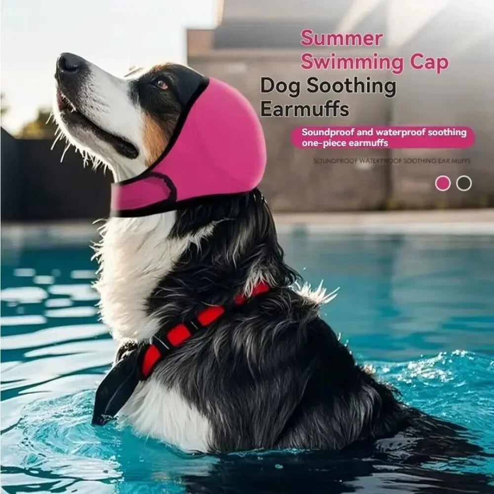 Hearing Protection Dog Calming Earmuff Shock Proof Waterproof Dog Earmuffs Noise Reduction Dog Soothing Headcover
